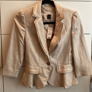 White House black market size 0 fitted blazer